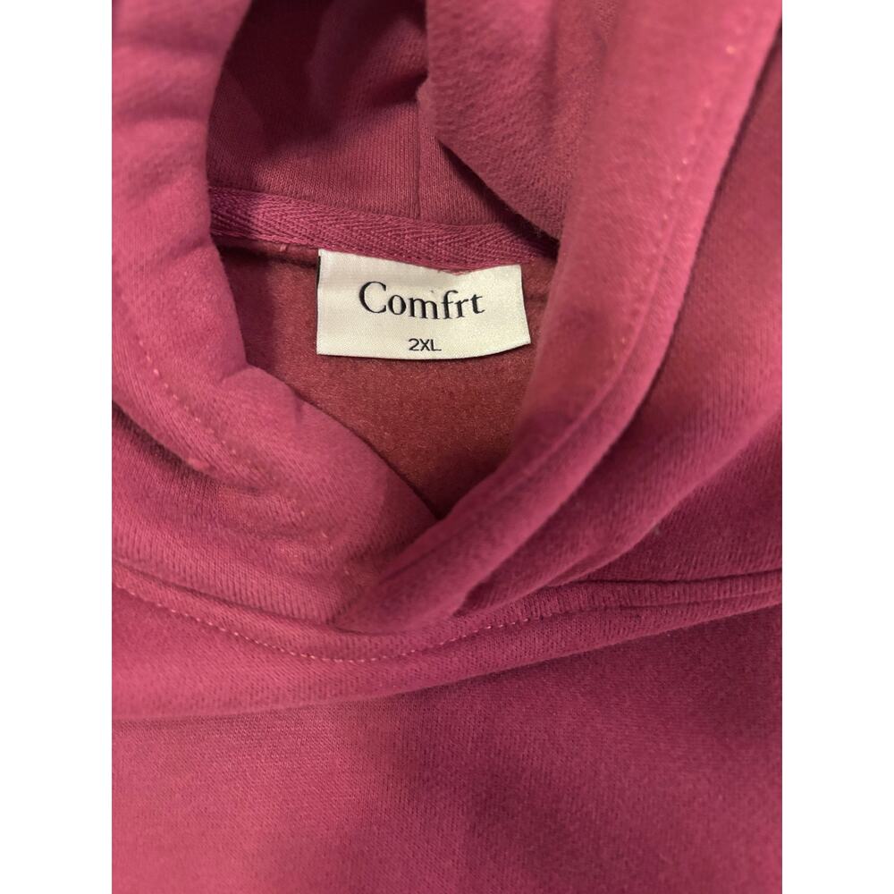 Comfrt Oversized Hoodie 2xl Mauve/Rose Ultra Soft - image 2